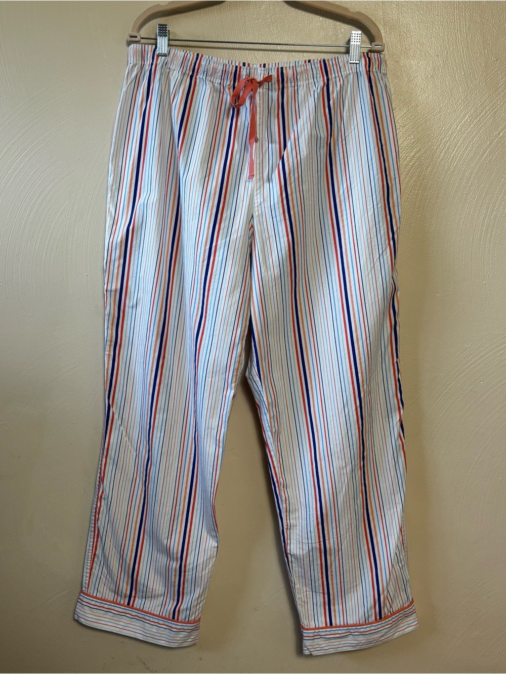 L.L.‎ Bean Women’s Pajama Pants Lounge Elastic Waist Cotton Spandex Blend Large